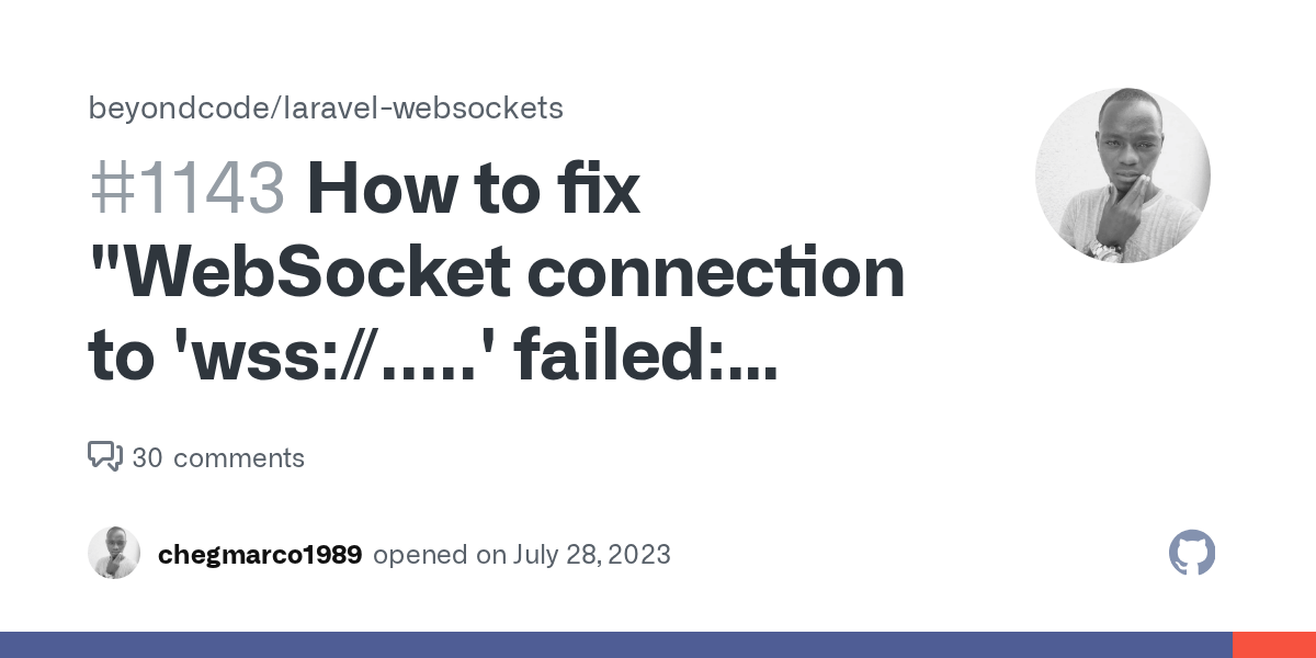 How to fix "Socket connection to 'wss//.....' failed Socket is