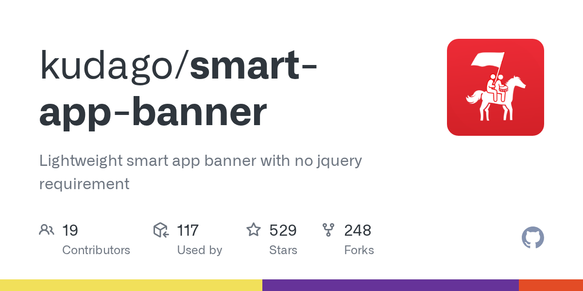 GitHub kudago/smartappbanner Lightweight smart app banner with no