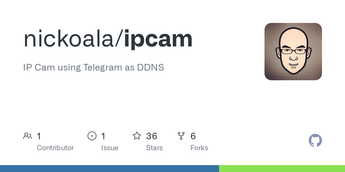 GitHub nickoala/ipcam IP Cam using Telegram as DDNS