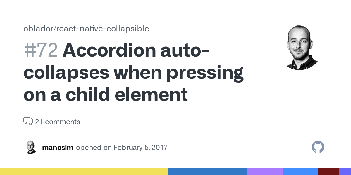 Accordion autocollapses when pressing on a child element · Issue 72