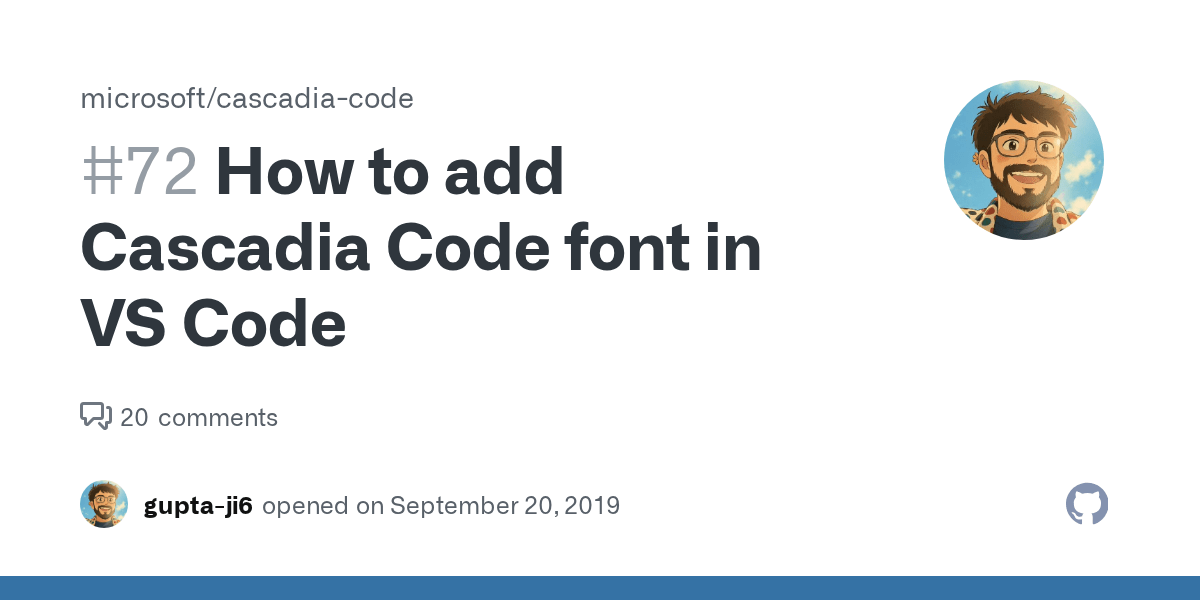How to add Cascadia Code font in VS Code · Issue 72 · microsoft