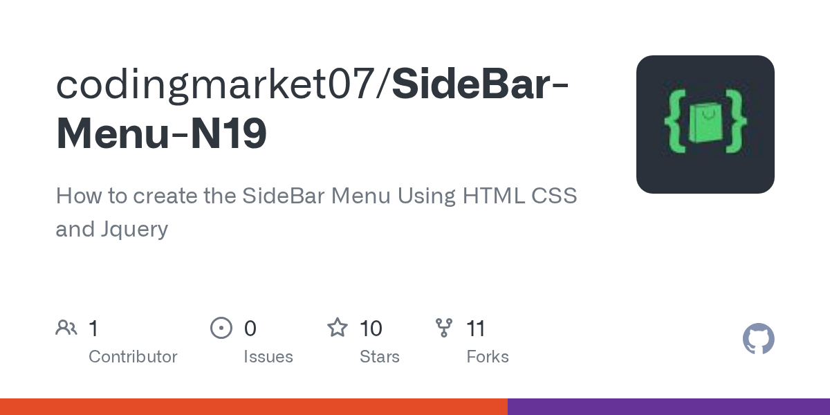GitHub codingmarket07/SideBarMenuN19 How to create the SideBar