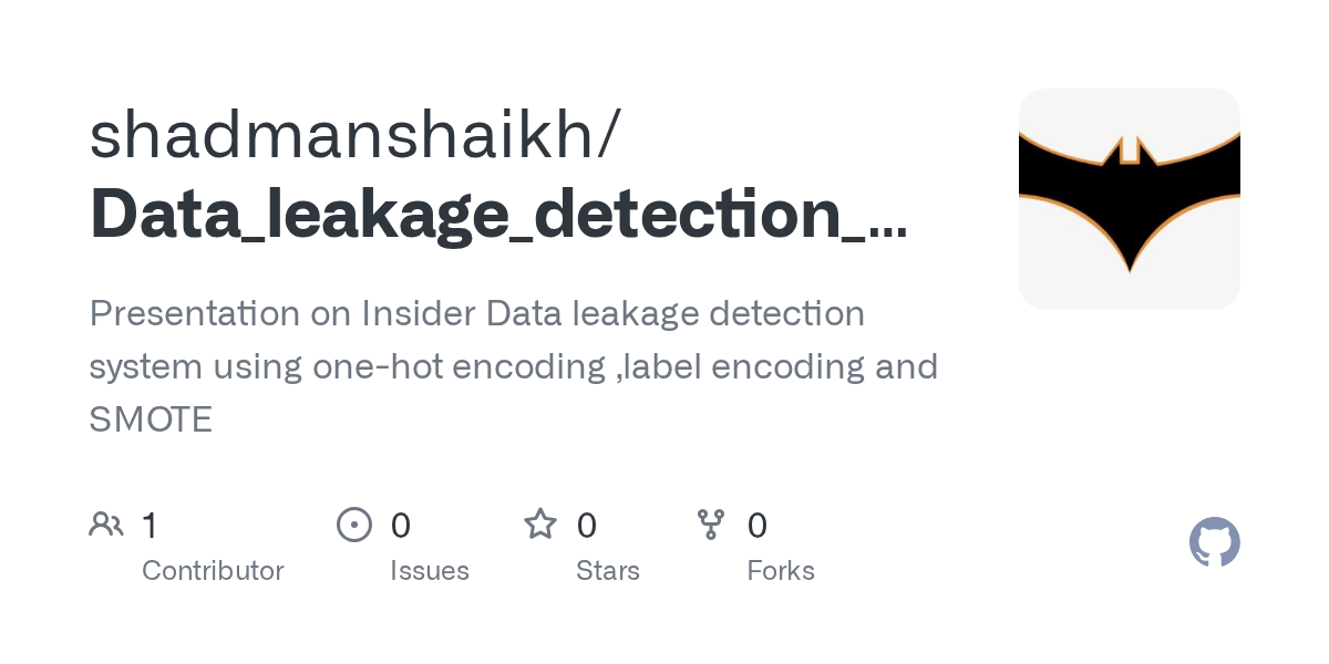 GitHub shadmanshaikh/Data_leakage_detection_system Presentation on