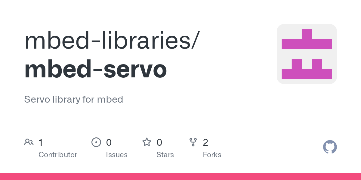 GitHub mbedlibraries/mbedservo Servo library for mbed