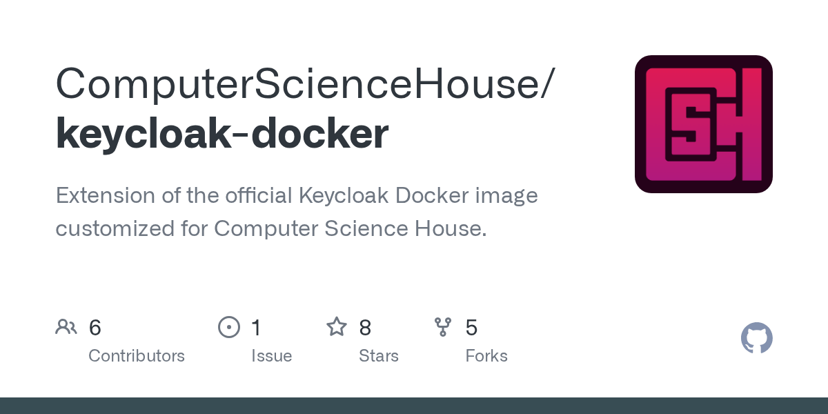GitHub ComputerScienceHouse/keycloakdocker Extension of the