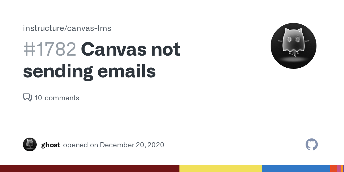 Canvas not sending emails · Issue 1782 · instructure/canvaslms · GitHub