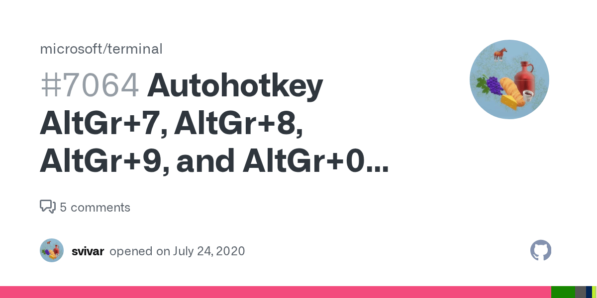 Autohotkey AltGr+7, AltGr+8, AltGr+9, and AltGr+0 reassignments lost in