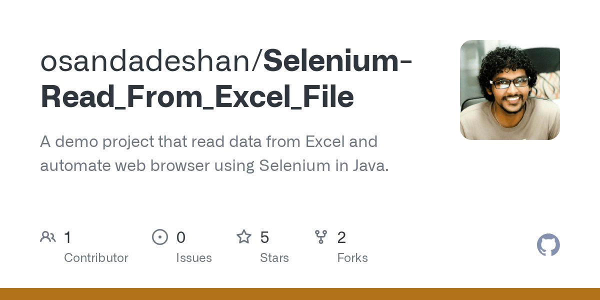 GitHub osandadeshan/SeleniumRead_From_Excel_File A demo project
