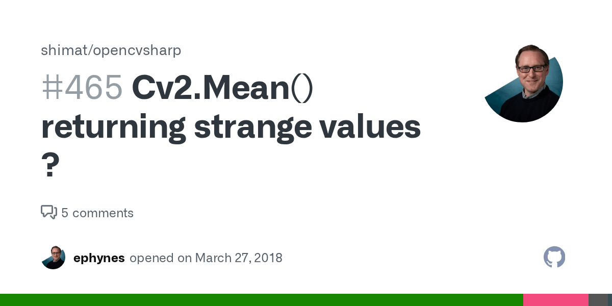 Cv2.Mean() returning strange values ? · Issue 465 · shimat/opencvsharp