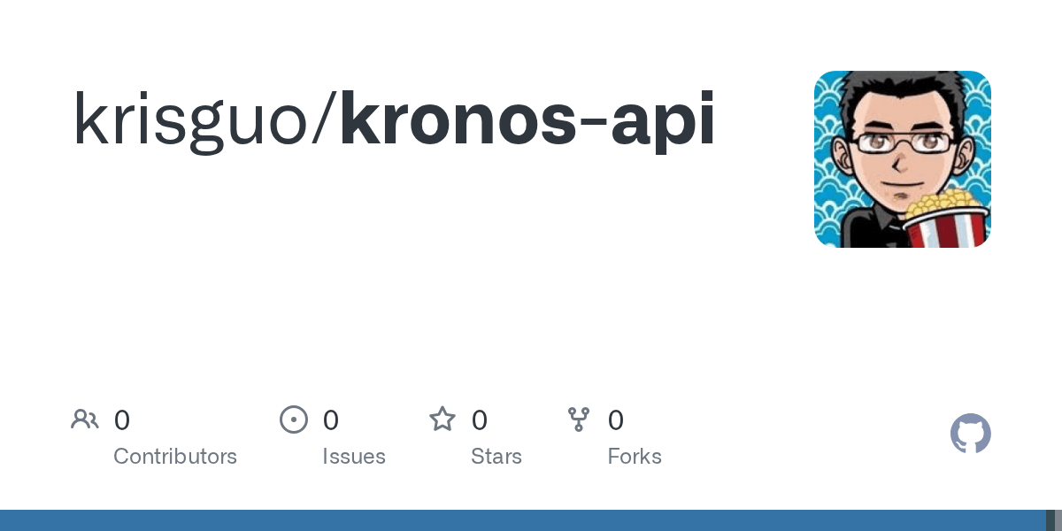 GitHub krisguo/kronosapi