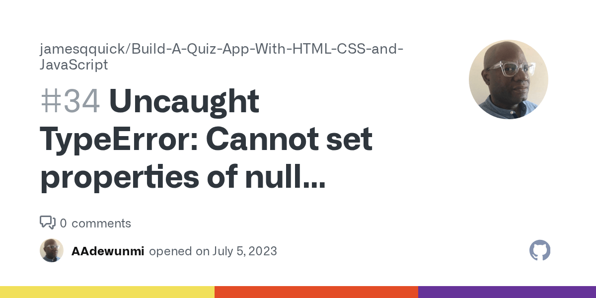 Uncaught TypeError Cannot set properties of null (setting 'innerText