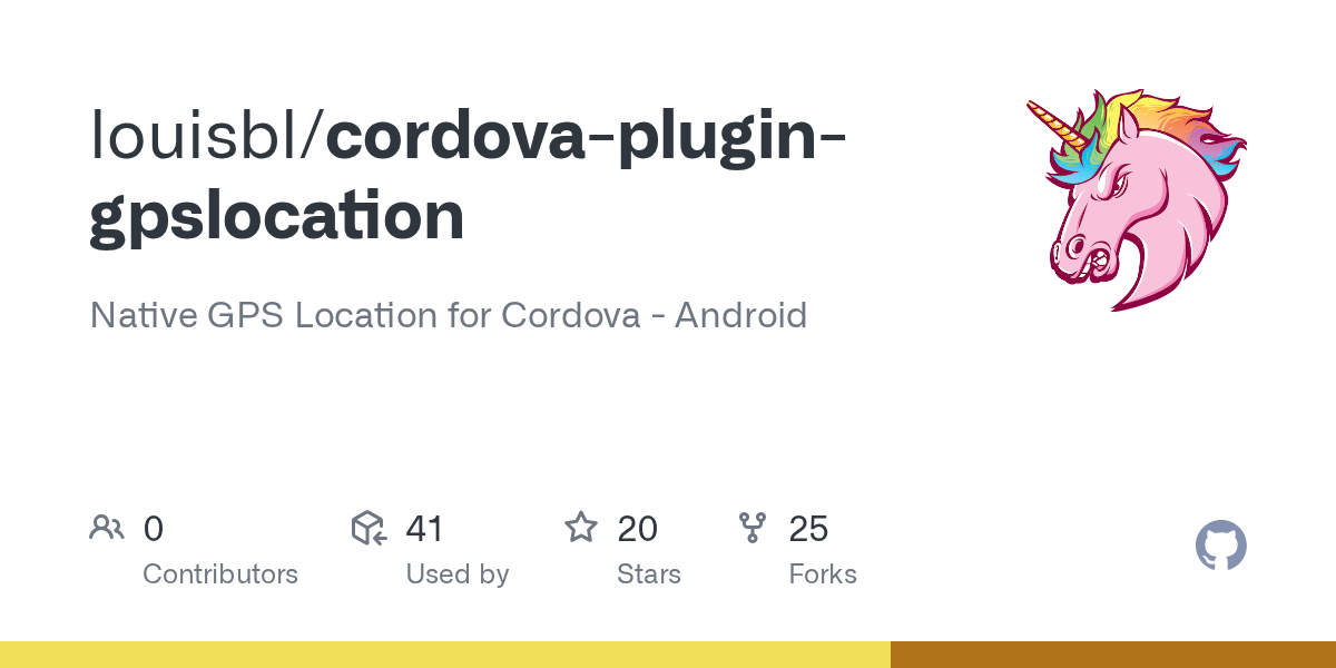 GitHub louisbl/cordovaplugingpslocation Native GPS Location for