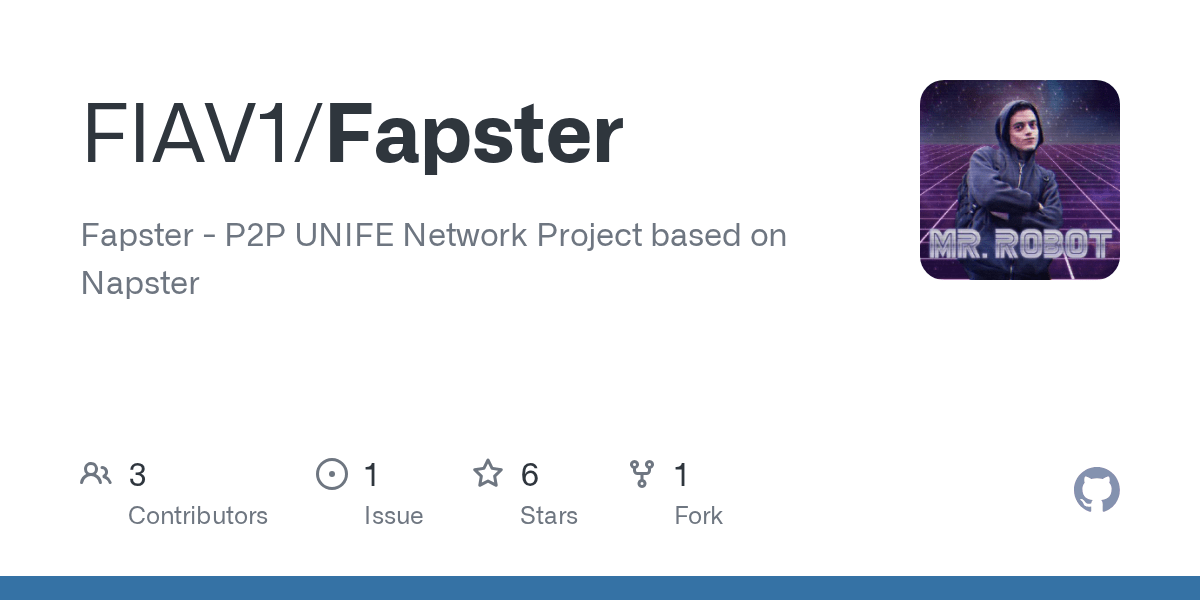 GitHub FIAV1/Fapster Fapster P2P UNIFE Network Project based on