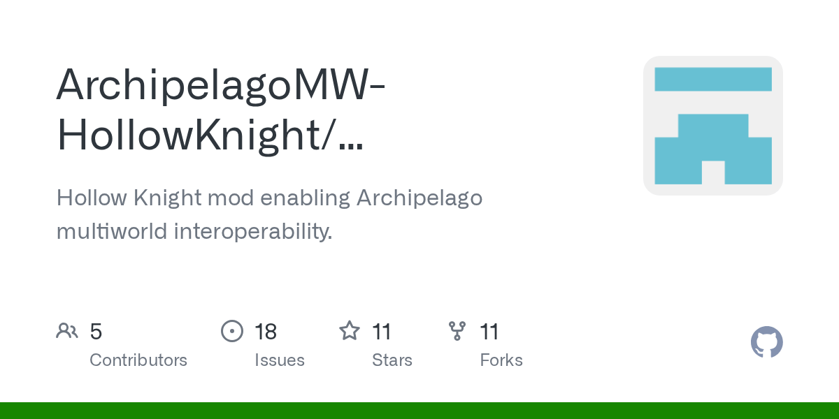 GitHub Ijwu/Archipelago.HollowKnight Hollow Knight mod enabling