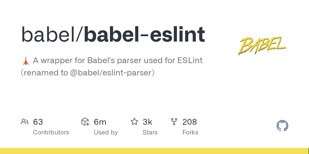 Releases · babel/babeleslint · GitHub