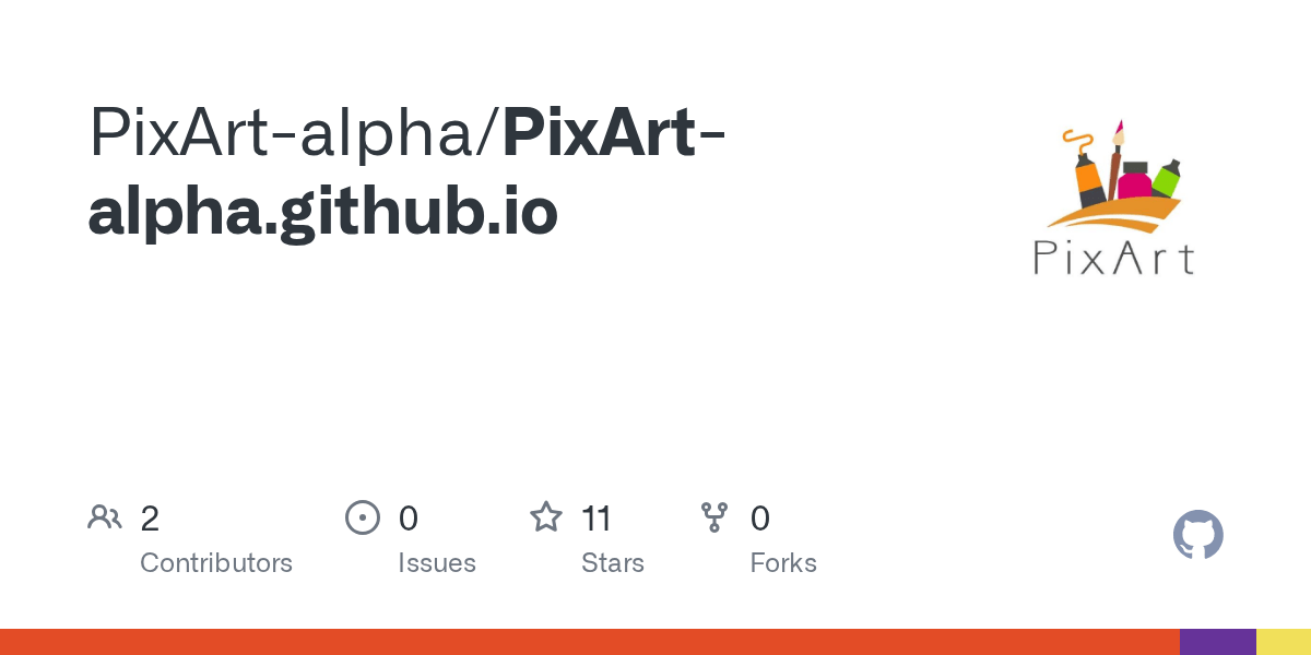 GitHub PixArtalpha/PixArtalpha.github.io