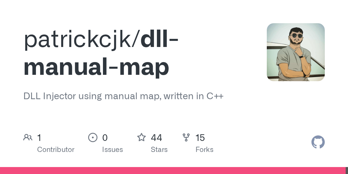 GitHub patrickcjk/dllmanualmap DLL Injector using manual map