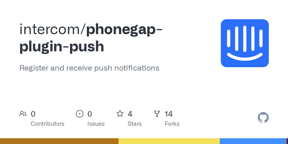 GitHub Register and receive push notifications