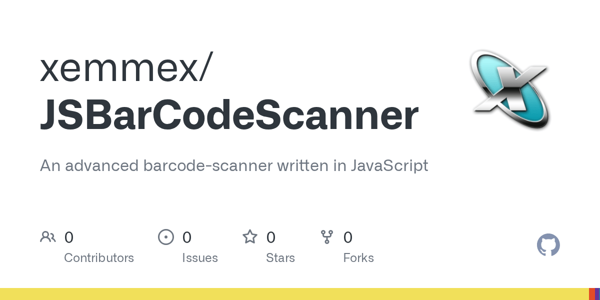 GitHub xemmex/JSBarCodeScanner An advanced barcodescanner written