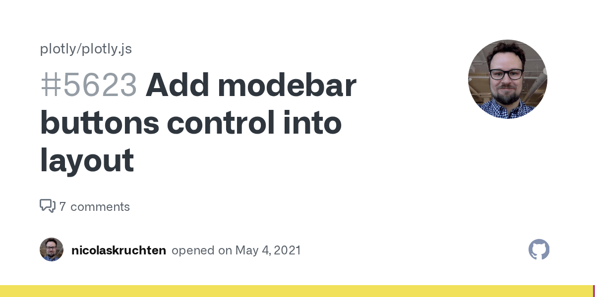 Add modebar buttons control into layout · Issue 5623 · plotly/plotly
