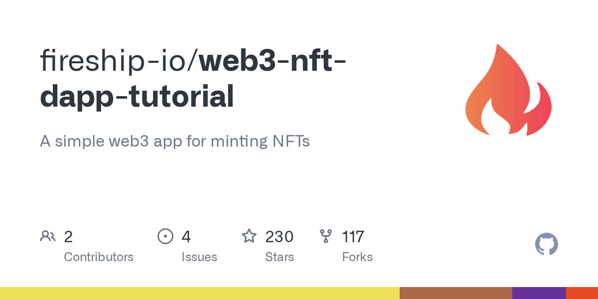 GitHub fireshipio/web3nftdapptutorial A simple web3 app for