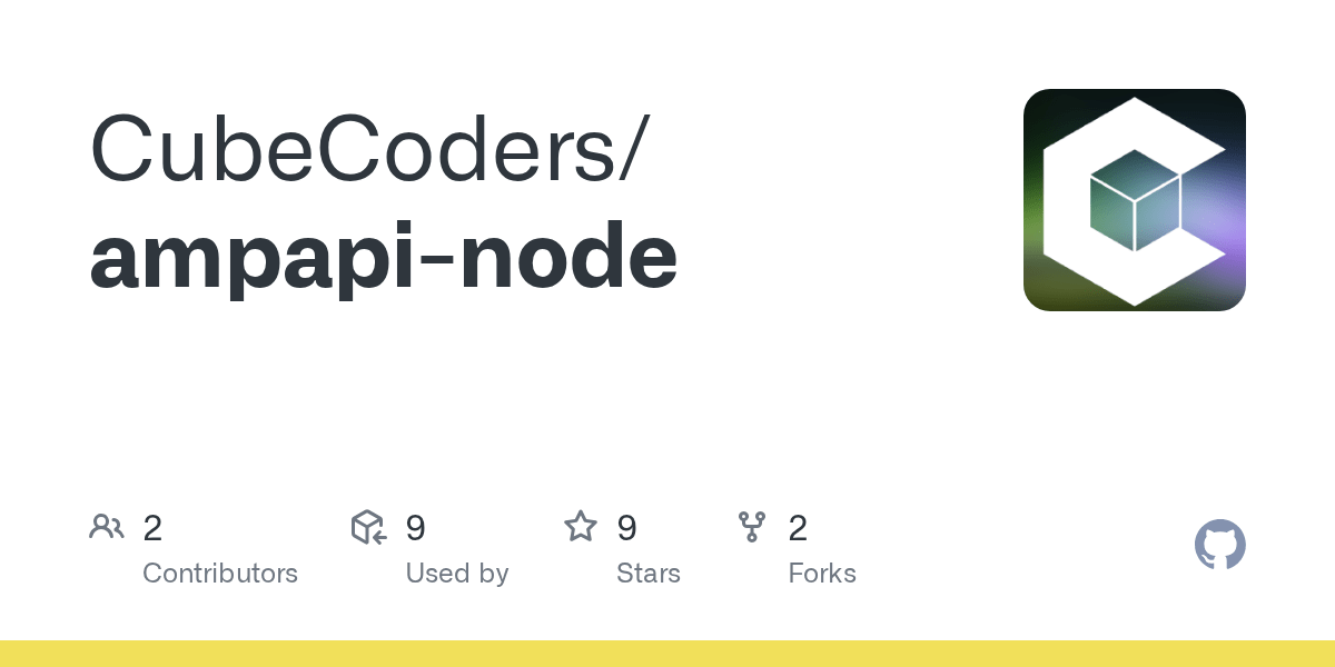 GitHub CubeCoders/ampapinode