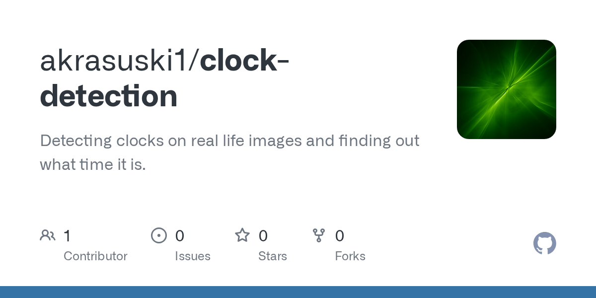 GitHub akrasuski1/clockdetection Detecting clocks on real life
