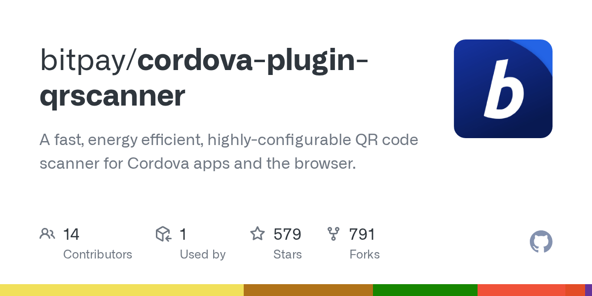 GitHub bitpay/cordovapluginqrscanner A fast, energy efficient