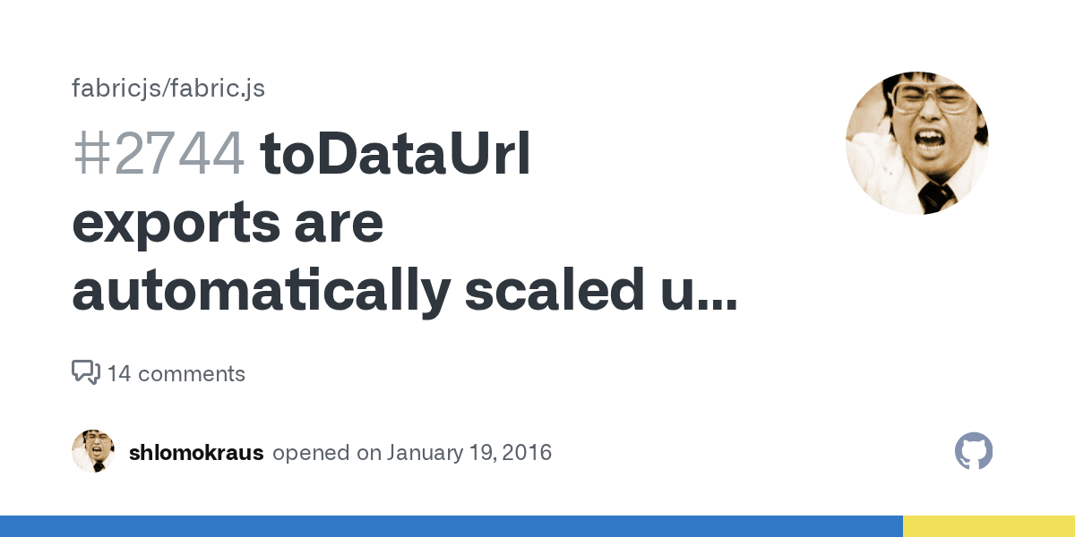toDataUrl exports are automatically scaled up and cropped on 1.6RC