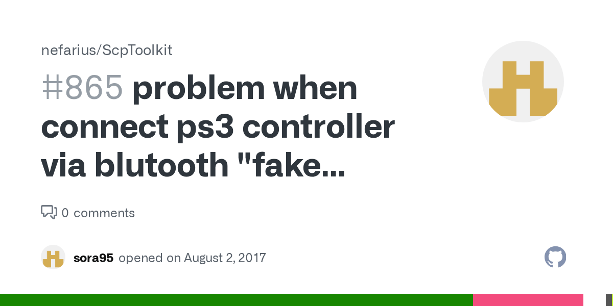 problem when connect ps3 controller via blutooth "fake dualshock 3 detected" please heeelp
