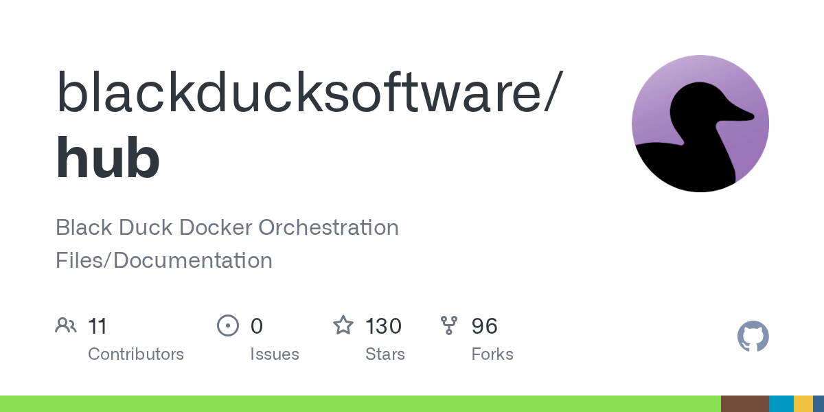 GitHub blackducksoftware/hub Black Duck Docker Orchestration Files