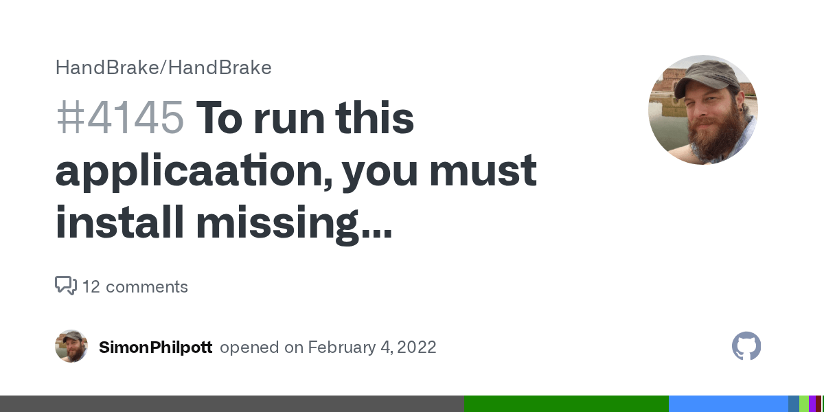 To run this applicaation, you must install missing frameworks for