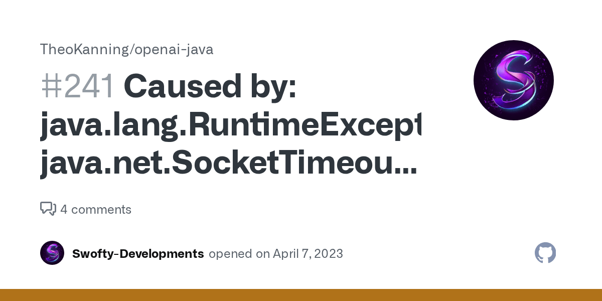 Caused by java.lang.RuntimeException