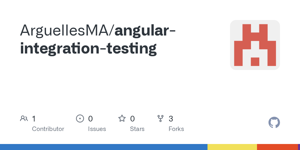 GitHub ArguellesMA/angularintegrationtesting