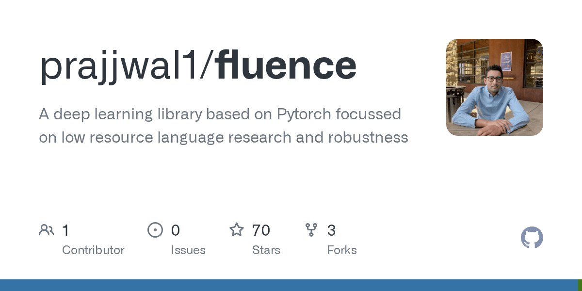 GitHub prajjwal1/fluence A deep learning library based on Pytorch
