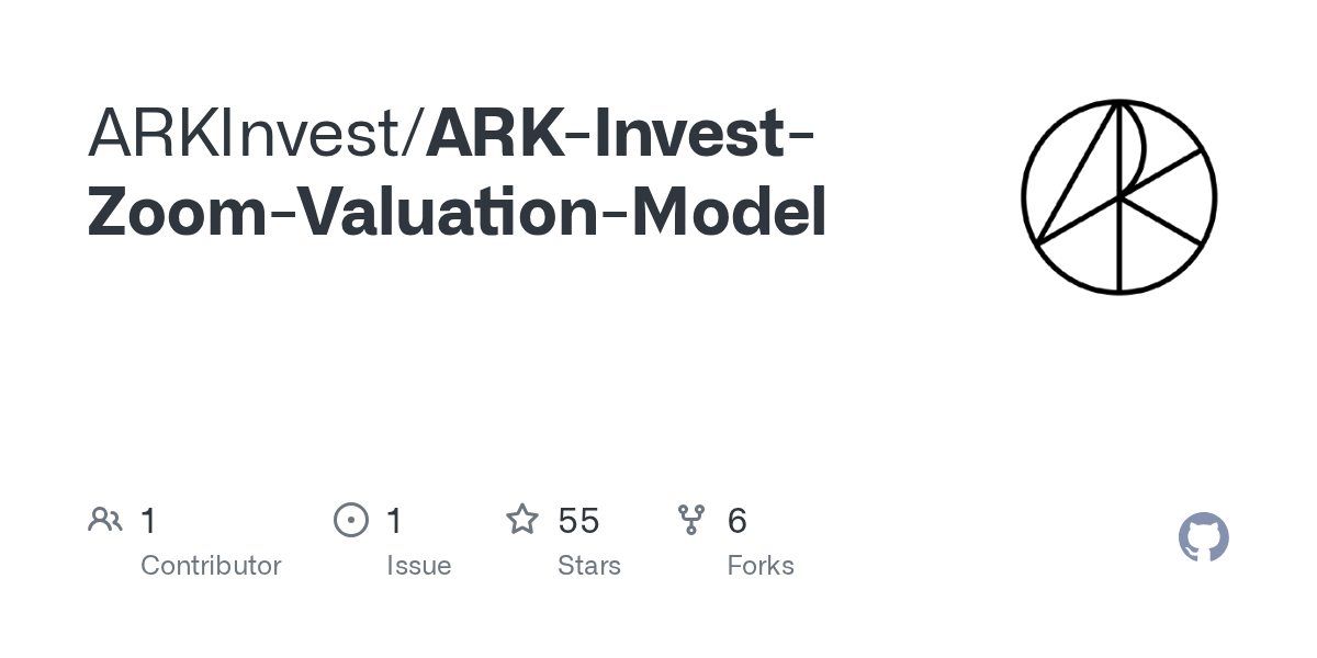 GitHub ARKInvest/ARKInvestZoomValuationModel
