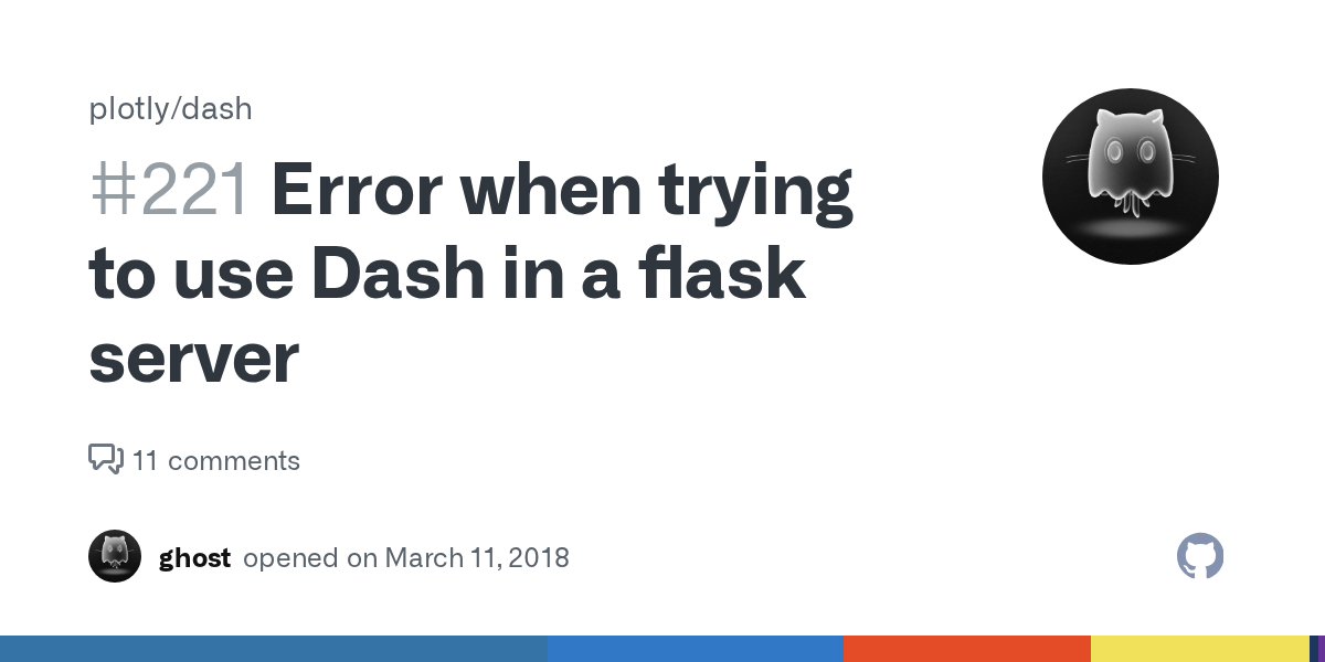 Error when trying to use Dash in a flask server · Issue 221 · plotly