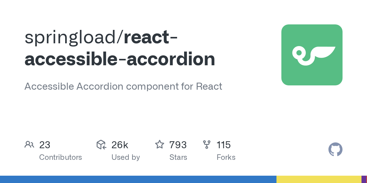 reactaccessibleaccordion/AccordionContext.tsx at main · springload