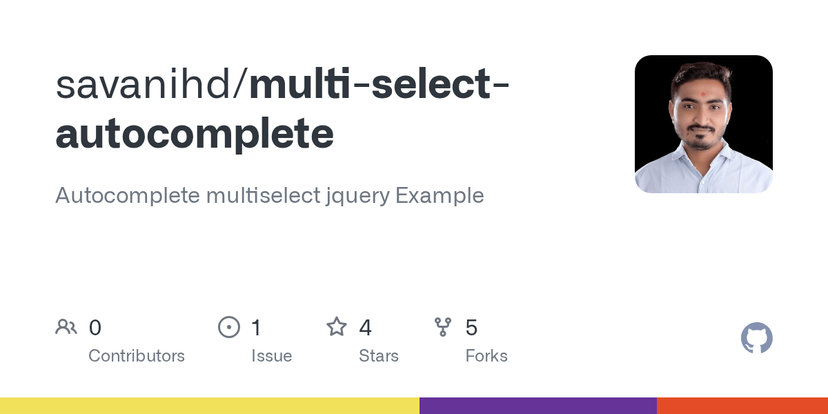 GitHub multiselect
