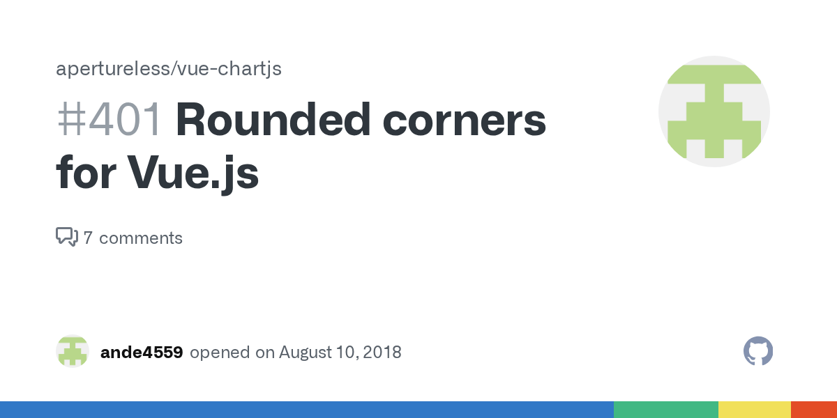 Rounded corners for Vue.js · Issue 401 · apertureless/vuechartjs · GitHub