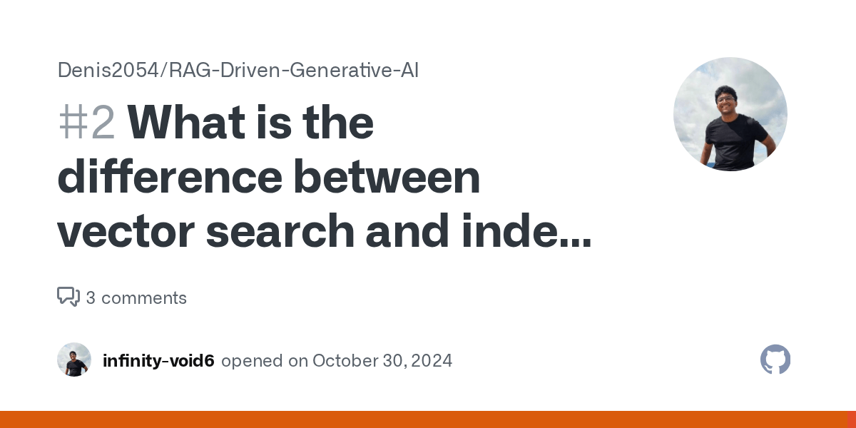 What is the difference between vector search and index search? [modular