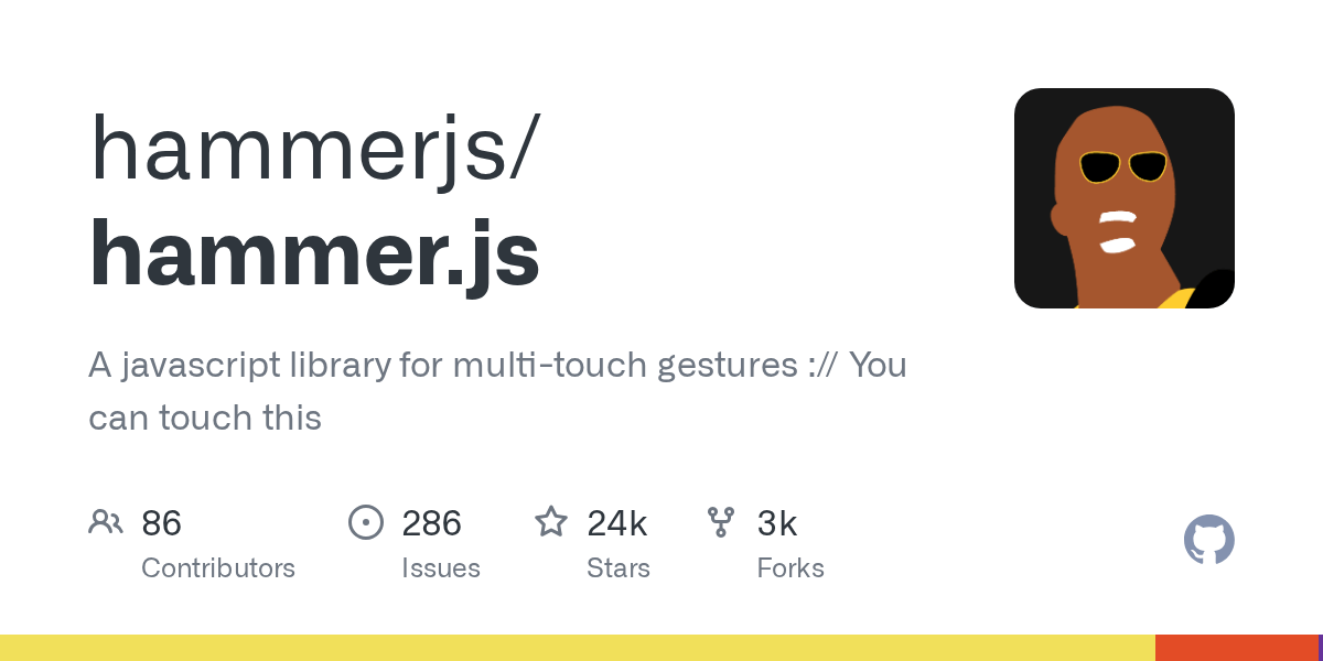 GitHub hammerjs/hammer.js A javascript library for multitouch