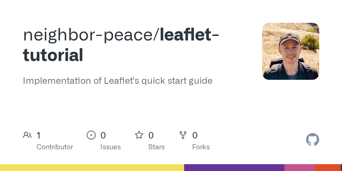 GitHub neighborpeace/leaflettutorial Implementation of Leaflet's