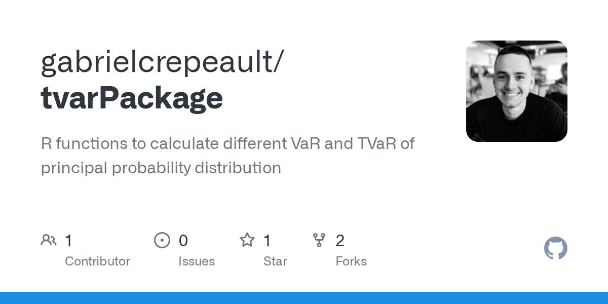 GitHub gabrielcrepeault/tvarPackage R functions to calculate