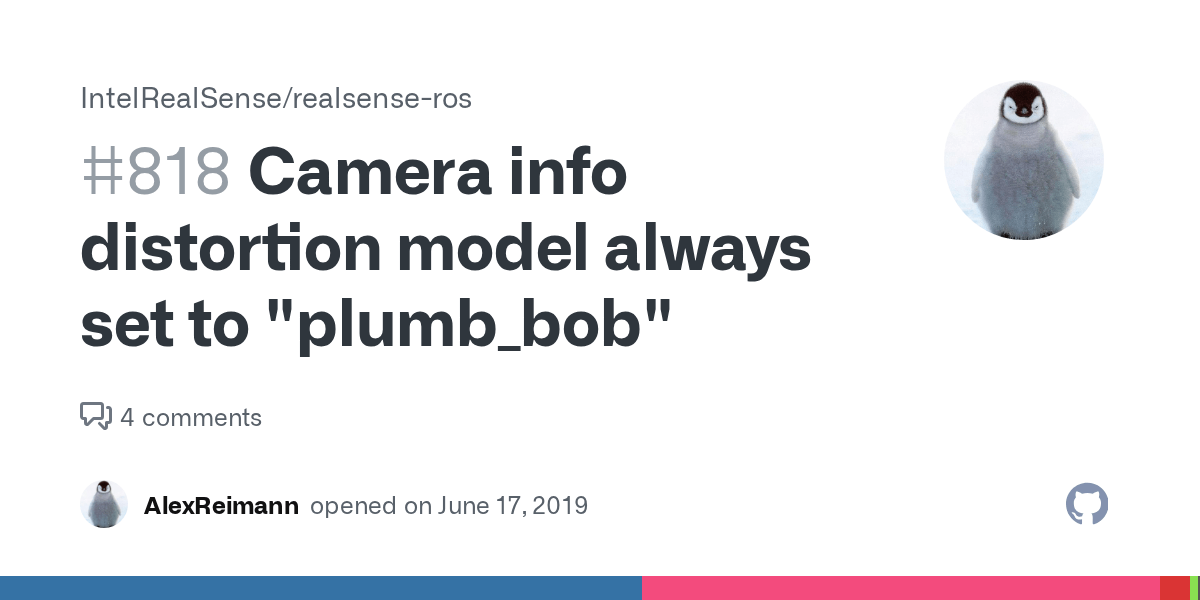 Camera info distortion model always set to "plumb_bob" · Issue 818