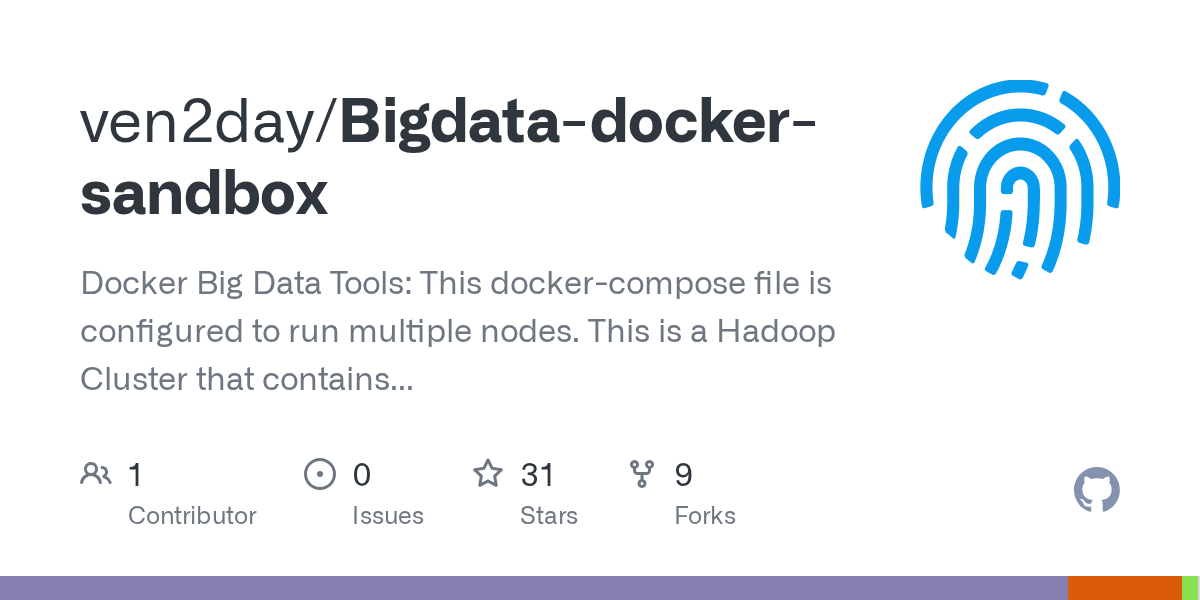 GitHub ven2day/Bigdatadockersandbox Docker Big Data Tools This