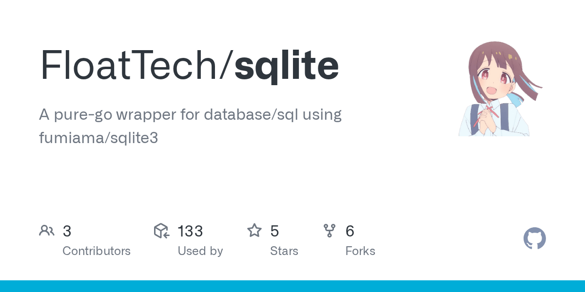 sqlite/sqlite.go at main · FloatTech/sqlite · GitHub