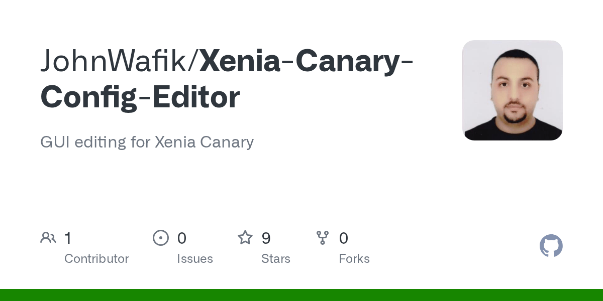 XeniaCanaryConfigEditor/Xenia Canary Config Editor at master