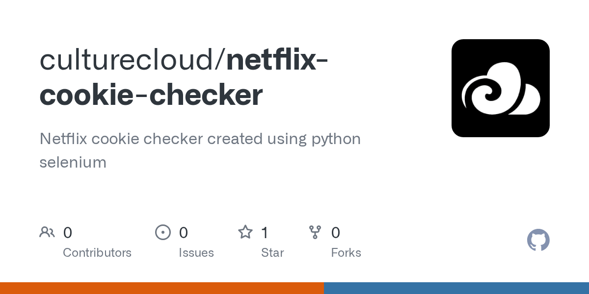 GitHub Netflix cookie checker