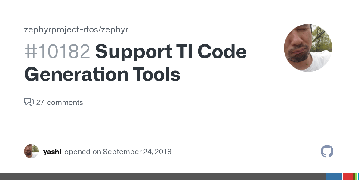 Support TI Code Generation Tools · Issue 10182 · zephyrprojectrtos